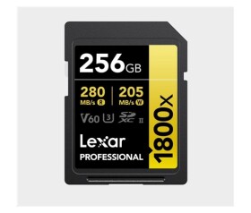 Lexar SDXC Pro 1800x U3 UHS-II R280/W210 (V60) 256GB EDF_1138245