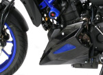 Yamaha MT-07 14-20, FZ-07 14-20, Xsr700 16-20, MT-07 Tracer 16-19, MT-07 Tracer GT Klín pod motor - 4 barvy - Matná černá-modrá mřížka