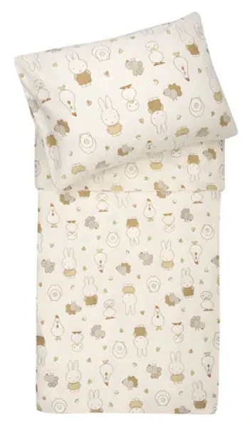 Jollein Miffy Family Farm / Povlečení / 140×100 a 40×60 cm (003-005-68156)
