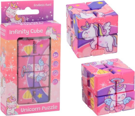 Kostky puzzle Jednorožec - Johntoy