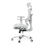Kancelářská židle, synchronní mechanismus, šedá síťovina, KA-B2361 GREY