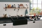 Keramický dřez Villeroy & Boch Farmhouse 60 X, 636001R7, Pure Black 636001R7