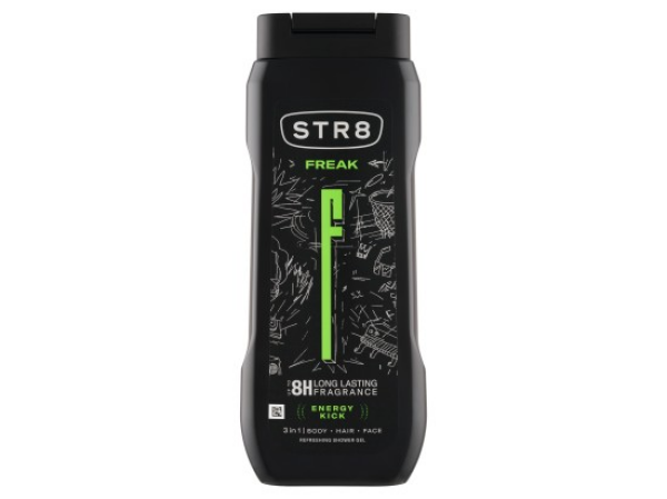STR8 Freak Osvěžující sprchový gel 3 v 1 400 ml