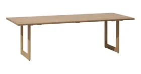 G21 Zahradní stůl Carson hliníkový / hliníková konstrukce / 245 x 108 x 28 cm (ZN-G21-ZHST-)