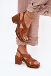 Sandály na podpatku model 214390 Step in style 40