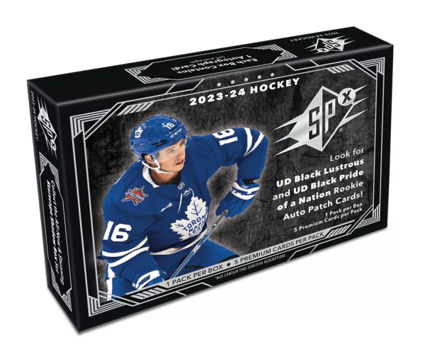 Hokejové Karty NHL 2023-24 Upper Deck SPx Hockey Hobby Box