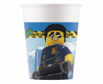 Lego City kelímky papírové 8 ks 200 ml Procos Lego City kelímky papírové 8 ks 200 ml Procos