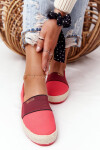 Espadrilles On Braided Sole Big Star Red Velikost: