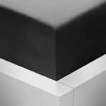 Stanex Napínací prostěradlo jersey - černé ROZMĚR: (š/d/v) 90 x 200 x 20 cm, Barva: ČERNÉ