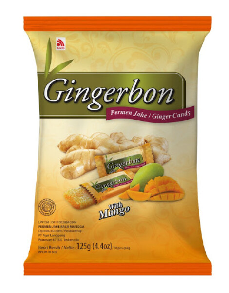 Gingerbon zázvorové bonbóny s příchutí manga 125g