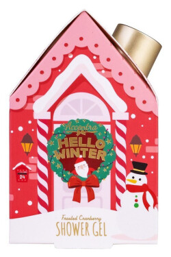 Sprchový gel Hello Winter červený Brusinka 50ml