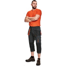 Montérkové kalhoty pánské pasové 3/4 EMERTON DOPRODEJ!!!!černé 62 černé