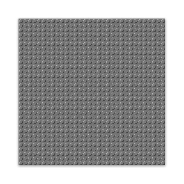 BRIXIES Plus 225.011 Základní podložka na stavění - tmavě šedá 25,5 x 25,5 cm