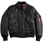 Alpha Industries Bunda CWU VF TT černá M