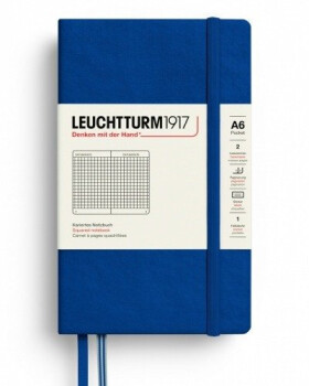 Zápisník Indigo, Pocket A6, 187l, squared