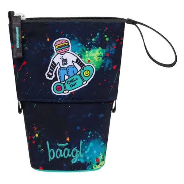 BAAGL Školní penál Pastelkovník Chill GRS (A-35463)