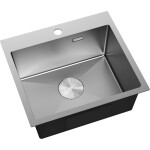 MEXEN - Solix ocelový dřez 1-bowl 500 x 450 mm, nerez 6402501000-01