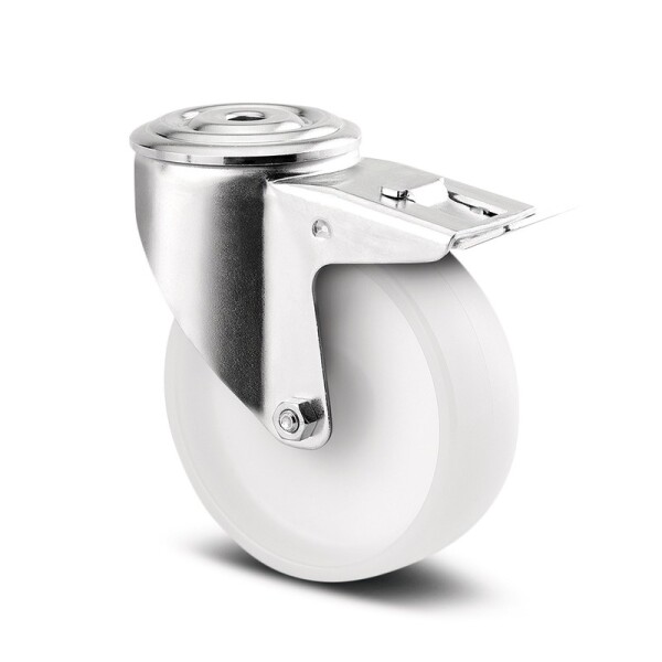 Tente Polyamidové kolečko 100 mm, otočné s brzdou 737