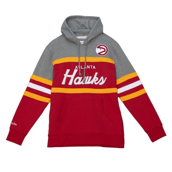 Mitchell & Ness Pánská mikina Atlanta Hawks NBA Head Coach Hardwood Classics Hoodie Velikost: L