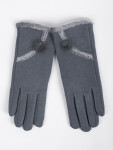 Dámské rukavice model 17957062 Graphite 24 - Yoclub