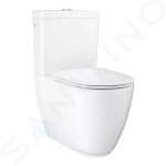 GROHE - Essence WC kombi mísa, rimless, PureGuard, alpská bílá 3957200H