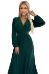 Dámské šaty 504-3 VIVIANA - Numoco basic zelená Univerzální