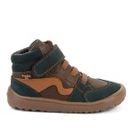 Chlapecké celoroční kotníkové barefoot boty TEX GO BROWN+ Froddo G3110265-17 - 28