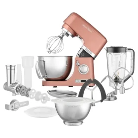 SENCOR STM 7875RS růžová / Kuchyňský robot / 4.5 L / 1000W (8590669264254)