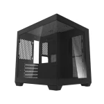 DarkFlash C275P černá / mATX / bez ventilátorů / 1x USB 3.0 2x USB-A / průhledná bočnice / bez zdroje (C275P_Black)
