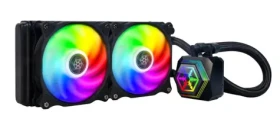 SilverStone Permafrost PF240-ARGB V2 černá / 2x 120mm / 35.6 dB @ 2200 RPM / Intel AMD (SST-PF240-ARGB-V2)
