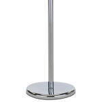 Věšák stojanový, výška 182 cm, kovová konstrukce, lesklý chrom, nosnost 10 kg