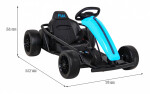 Mamido Dětská elektrická motokára FX1 Drift Master modrá