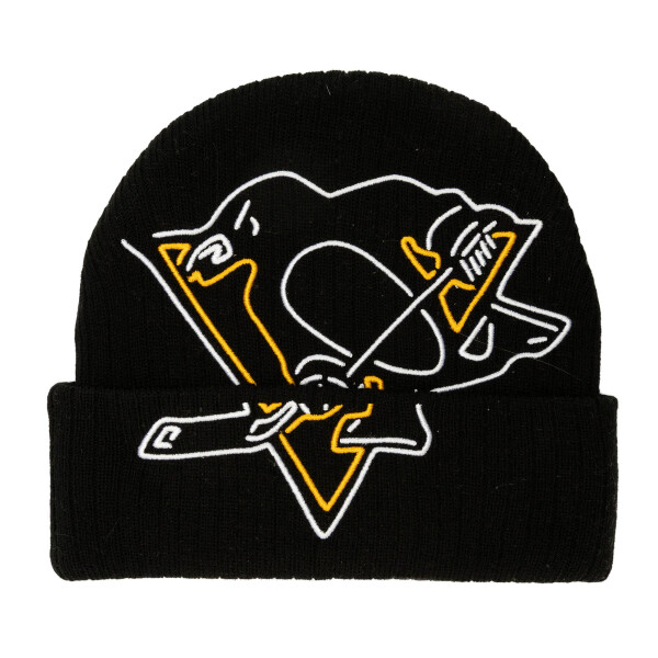 Mitchell & Ness Pánská zimní čepice Pittsburgh Penguins NHL Line Light Knit
