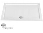 REA - Sprchový kout City 80x100 Nickel Brush Bez sprchové vaničky REA-K6497