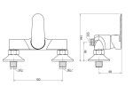 INVENA - Sprchová baterie ESLA BN-94-001-V