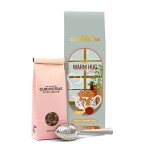 The Cabinet of CURIOSITEAS Sypaný černý čaj Warm Hug of Tea 70 g + sítko, šedá barva, papír