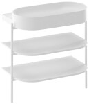 RAVAK - Yard Umyvadlo, 81x50 cm, bez přepadu, bez otvoru pro baterii, matná bílá XJX0E080000