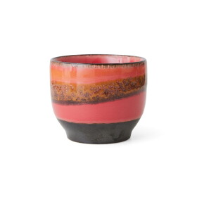 HK living Hrnek Coffee Cup Excelsa 70's – 200 ml, multi barva, keramika