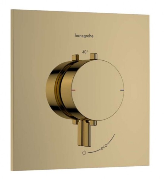 HANSGROHE - Ecostat Comfort E Termostatická baterie pod omítku, leštěný vzhled zlata 33710990