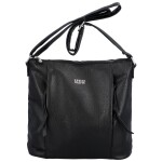 Trendová dámká koženková crossbody Larika, černá