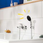 GROHE - Vitalio Start Set sprchové hlavice, držáku a hadice, 2 proudy, chrom 27950001