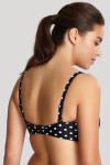 Vrchní díl plavek Swimwear Anya Spot Bandeau Bikini black/white SW1013 85F