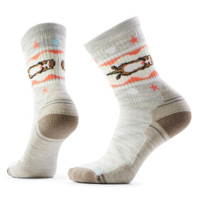 Dámské merino turistické ponožky SMARTWOOL Women's Hike Light Cushion Otter Float C, Ash velikost: 42-45 (L)