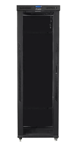 Lanberg Rozvaděč 47U černá / Stojanový rozvaděč / 19" / 800x1200 mm / LCD panel / nosnost 1200 kg (FF01-8247-12BL)