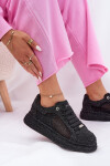 Zdobené tenisky na platformě GOE NN2N4021 černé 37
