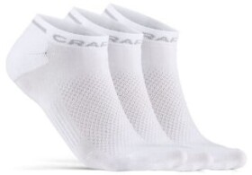Craft Core Dry Shaftless 5-pack bílá - Běžecké ponožky CRAFT CORE Dry Shaftless 5 párů - bílá Velikost textilu: 37-39