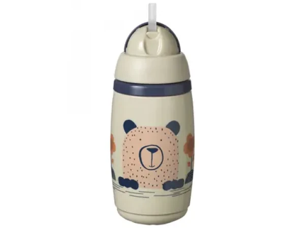 Tommee Tippee netekoucí termohrnek Superstar s brčkem 266ml Grey