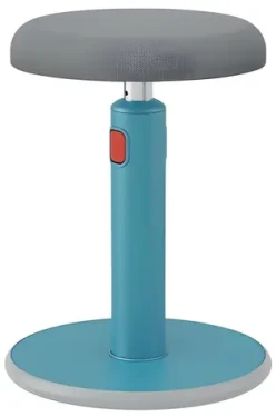 LEITZ Balanční židle Ergo Cosy Stool Calm Blue / Sezení i stání / nosnost 110 kg / výška 46-79 cm / 5,5 kg (65180061)