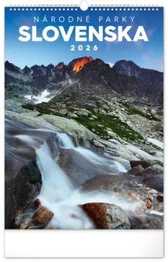 NOTIQUE Nástenný kalendár Národné parky Slovenska 2026 / 33 x 46 cm (PGN-35730-SK-L)