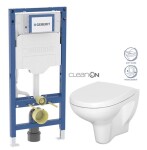 GEBERIT Duofix bez tlačítka WC CERSANIT ARTECO CLEANON SEDÁTKO 111.300.00.5 AT1